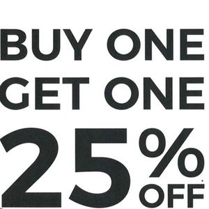 By any 2 things from my shop, get the second one 25% off.